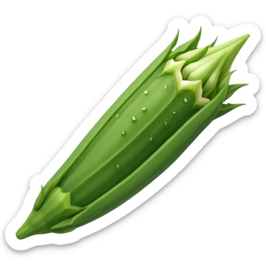Okra sticker