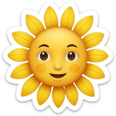 Sunshine sticker