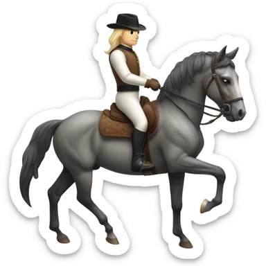 Horseback riding  sticker