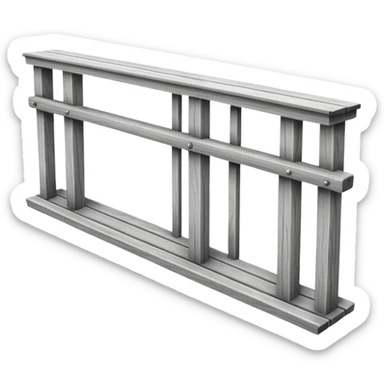 Wooden balcony sticker