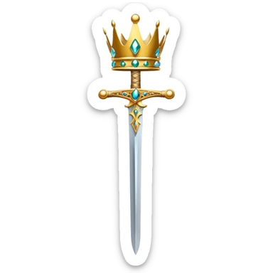 sword archon crown sticker