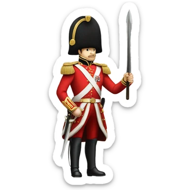 Royal guards of great britain  sticker