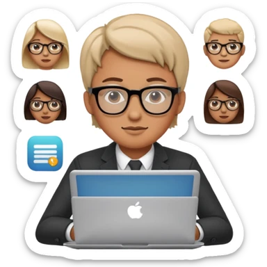 ios tech blogger about apps sticker