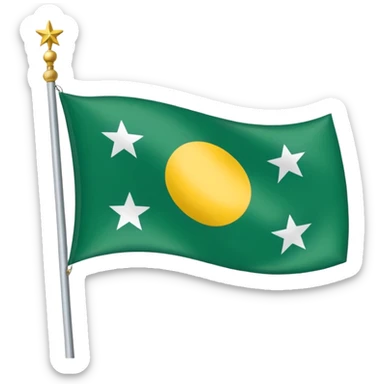 Faça um emoji da bandeira do estado de Rondônia sticker
