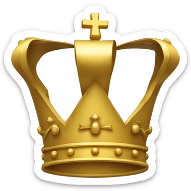 Big letter Z with a golden crown  sticker