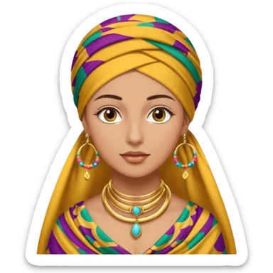 Female gypsy sticker
