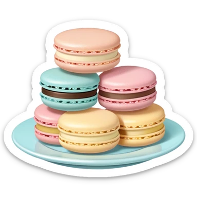 baking macarons  sticker