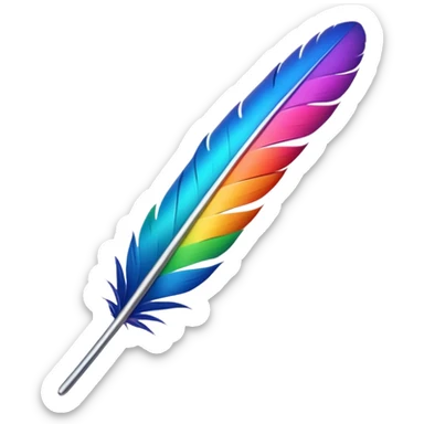 Feather Fletching sticker