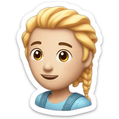 Pop corne pastel sticker