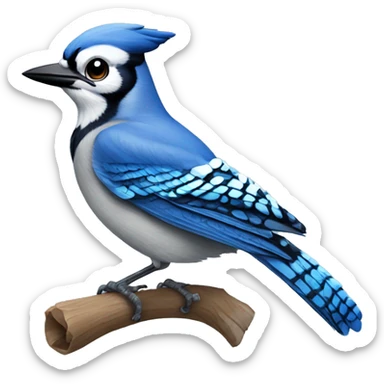 Blue jay sticker