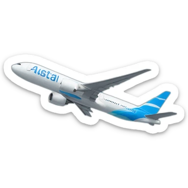boeing 777 air austral sticker