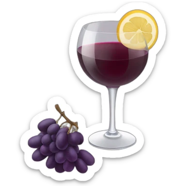 Copa de vino sticker