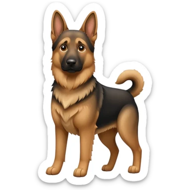 German shepherd  sticker