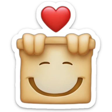 cœur écrit a l'intérieur je t'aime sticker