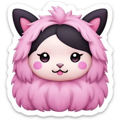 pink Kuromi sticker