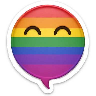Instagram logo but in LGBTQ+ version  sticker