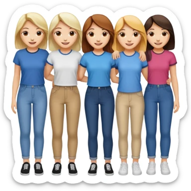 ha sisters and kalogeras sisters together sticker