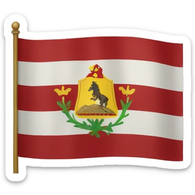 Sicilian flag sticker