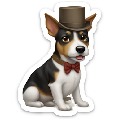 Teddy Roosevelt terrier  sticker