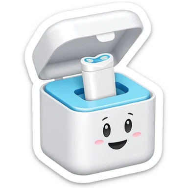 Dental thread in its box sticker