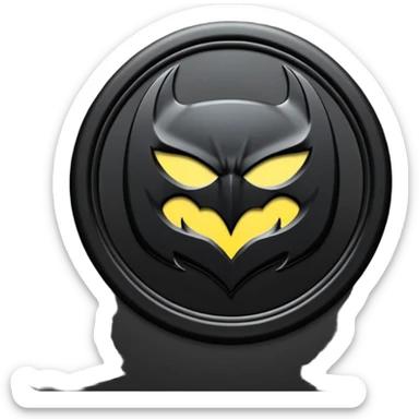 Batman sign sticker