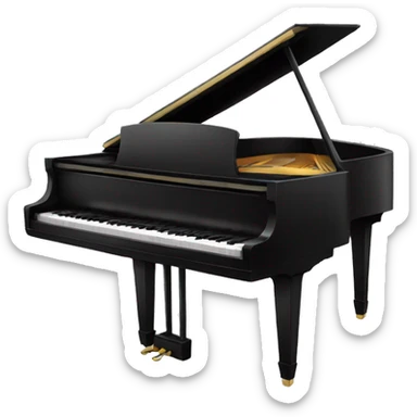 Piano sticker