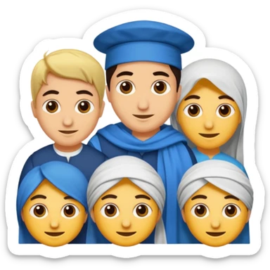 Mavi tık normal dairə gibi olsun dedim sticker