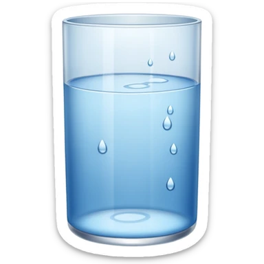 ]glass with water sticker