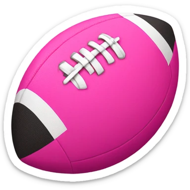 football ball in pink sticker