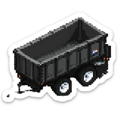 end dump trailer sticker