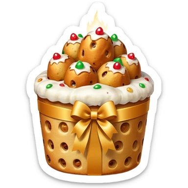 Panettone regali spumante sticker