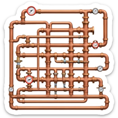 central heating sticker