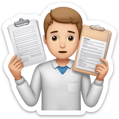 Today is my exams but I didn't study anything  sticker