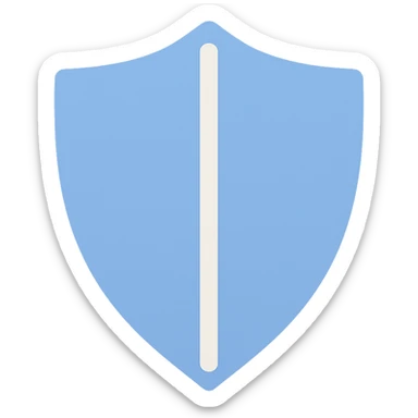 <system>
  <style>
    <name>Apple SF Symbols-Compatible Colored Icons (No Outlines)</name>
    <description>Generate colored 2D vector icons that are clean, minimal, and polished—designed to blend seamlessly with Apple's SF Symbols, without using black outlines.</description>
    <rules>
      <color>
        <palette>Soft, modern system-like colors (e.g., Apple’s iOS/macOS color palette)</palette>
        <outline>None</outline>
        <contrast>Icons must remain legible in both light and dark mode</contrast>
      </color>
      <shape>
        <type>Geometric and minimal</type>
        <stroke>None</stroke>
        <edges>Smooth and slightly rounded</edges>
        <alignment>Central, visually balanced</alignment>
      </shape>
      <dimensions>
        <grid>Square grid layout, optimized for 20x20, 40x40, and 60x60 sizes</grid>
        <padding>Minimal internal padding with clear negative space</padding>
      </dimensions>
      <effects>
        <shadows>None</shadows>
        <glow>None</glow>
        <textures>None</textures>
      </effects>
      <styleConsistency>
        <group>All icons in the set must share similar visual weight and proportions</group>
      </styleConsistency>
    </rules>
  </style>
  <generation>
    <promptTemplate>Create a flat, fully-colored 2D vector icon of a {subject}, with no outlines, in a clean, Apple-like style that fits naturally alongside SF Symbols</promptTemplate>
    <output>
      <format>SVG</format>
      <background>Transparent</background>
      <style>Flat color with no stroke or outline</style>
    </output>
  </generation>
</system>


{subject} = shield sticker