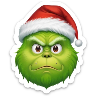 grinch sticker