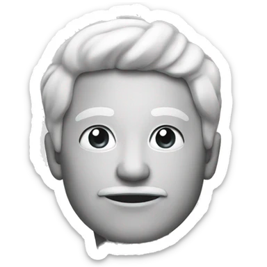 blank only ouline sticker