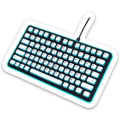 RGB keyboard sticker