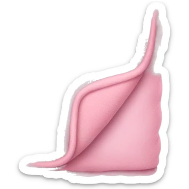Soft pink blanket sticker