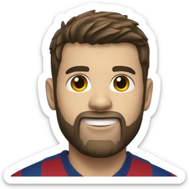 piqué sticker