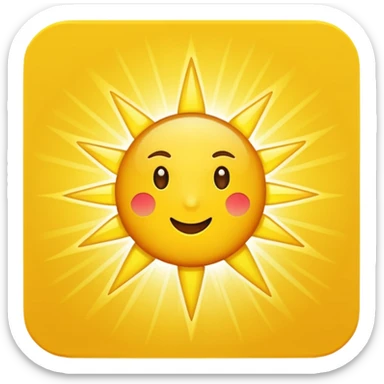 Light burst / illumination cue sticker