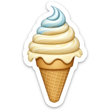 creamy ice cream  sticker