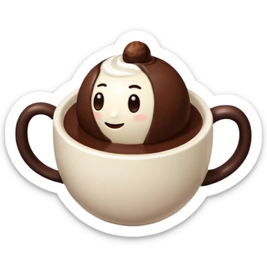 white mug-of-hot-cocoa chocolate bomb sticker