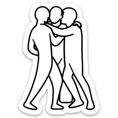 2 cute couple love sticker