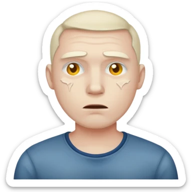 a man hanging himself sticker