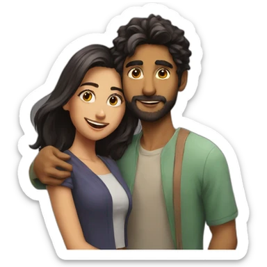 suraj with gf  sticker