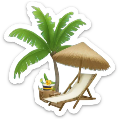 Vacances à punta cana  sticker