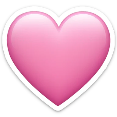 Pink heart sticker