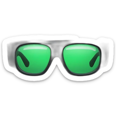 Neo glasses from the matrix. Black glasses only. sticker