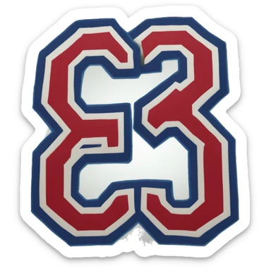 jersey number 83 sticker