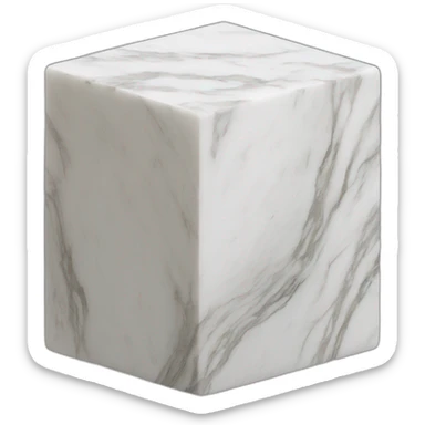 marble block sticker